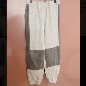 Gray Colorblock Joggers
